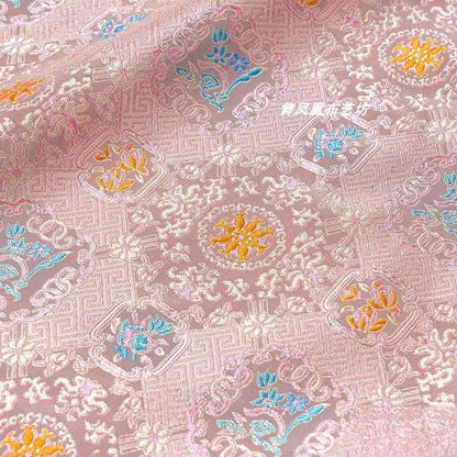 Song Brocade Fabric: Bada Xifeng Silk Blend, Upholstery, Costume, Decor