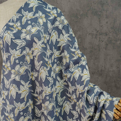 Jacquard Denim Fabric: 3D Reverse Design, Upholstery Sewing Material, 52"