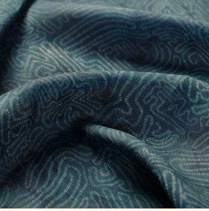 Vintage Style Ramie Fabric: Bird Print, 55" Wide, Soft & Breathable