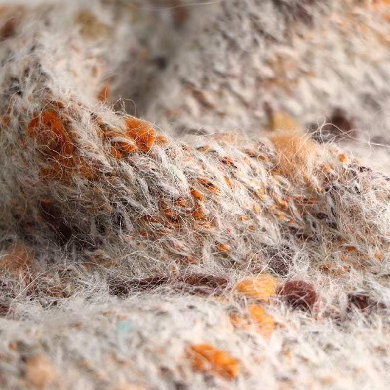 Fil de soie mohair arc-en-ciel : Teint à la main, épaisseur dentelle (50 g/100 m)