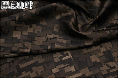 Handmade Silk Brocade Fabric: Fret Pattern Cheongsam Qipao Material