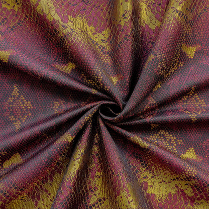 Tissu jacquard imitation peau de serpent : 60 pouces de large, tissu tissé tendance