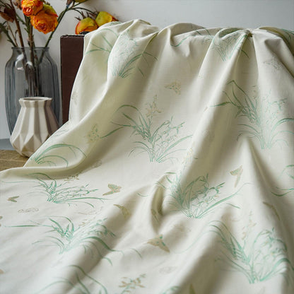 Butterfly Brocade Fabric: Japanese Silky Upholstery, Costume, Decor