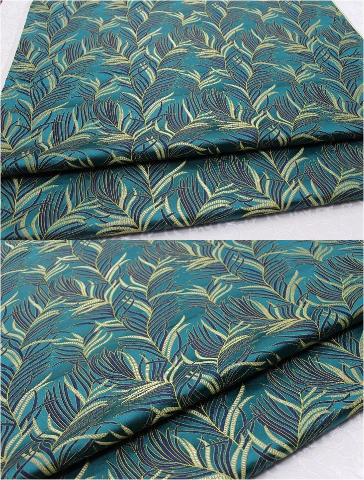 Cypripedium Brocade Fabric: Jacquard Cheongsam Qipao Cosplay Kimono Fabric