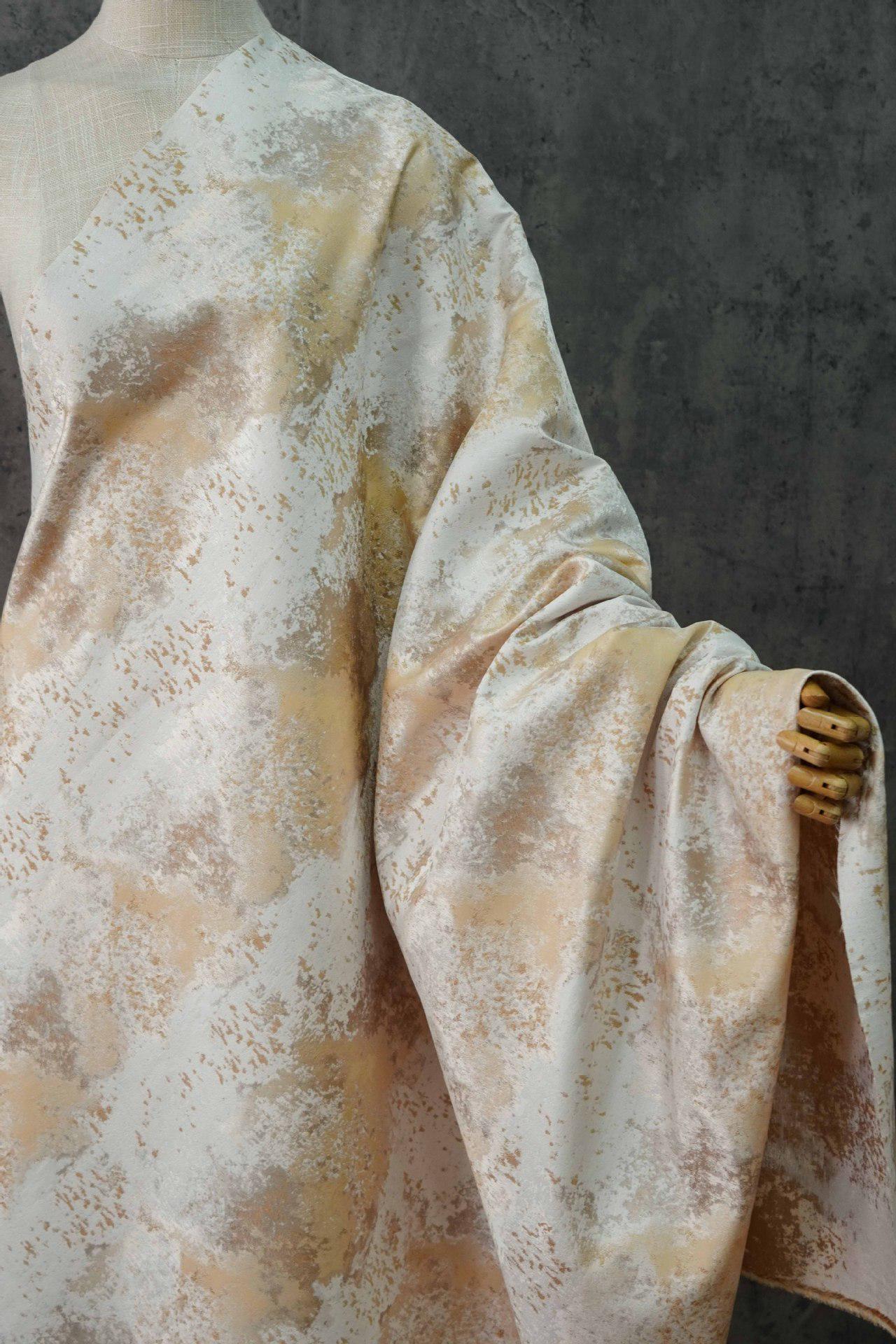 Oil Painting Jacquard Fabric: Retro Texture, 57" Wide, Upholstery & Sewing