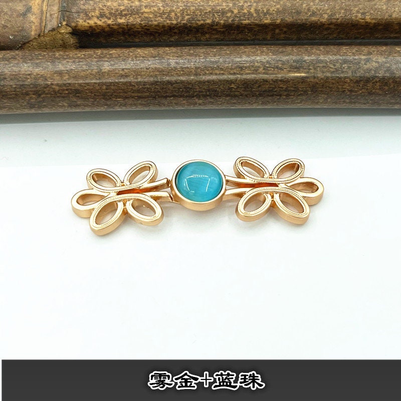 Metal Frog Buttons: Cheongsam Hanfu Closure, Sewing Fasteners
