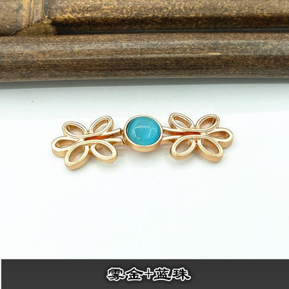 Metal Frog Buttons: Cheongsam Hanfu Closure, Sewing Fasteners