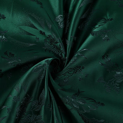Chrysanthemum Brocade Fabric: 29.5" Wide Satin Silk Jacquard