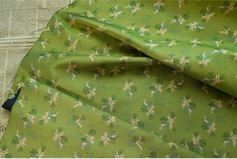 Reversible Jacquard Fabric: Floral Embossed Rayon Blend, 59"W