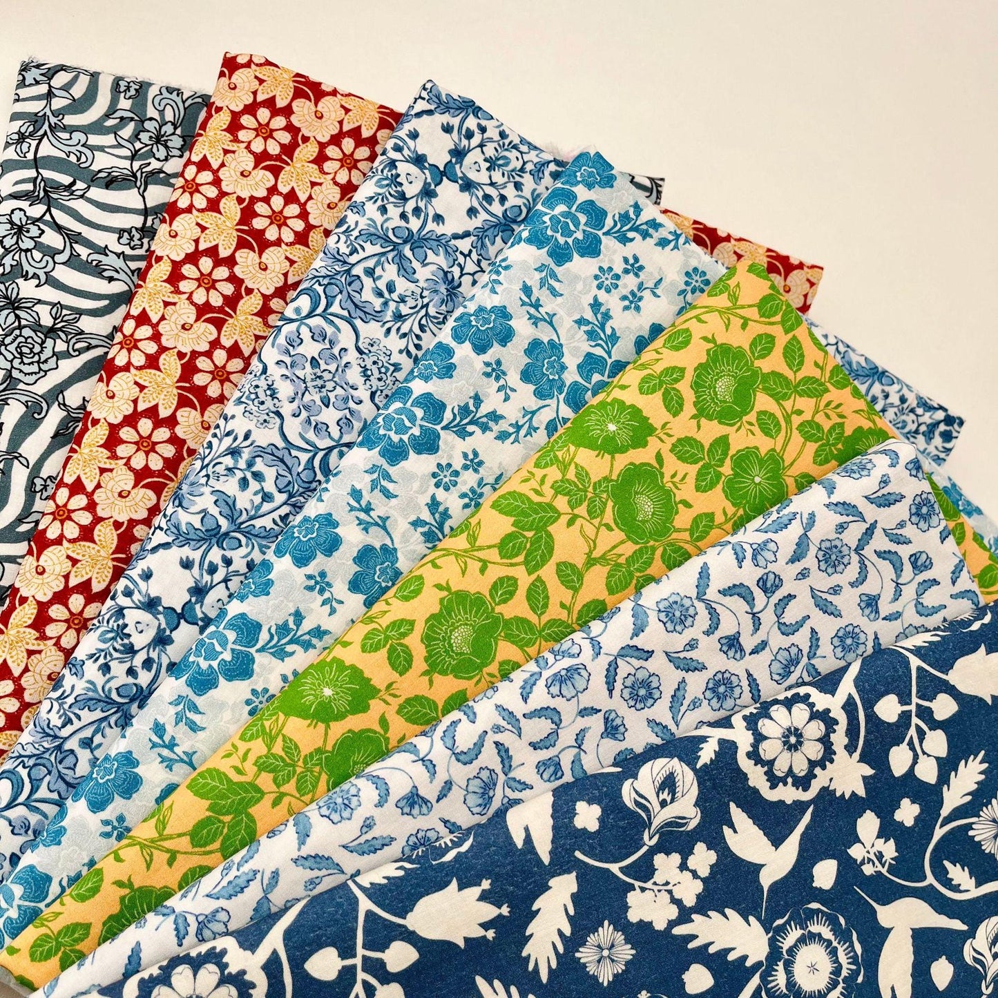 Hand Printed Cotton Sewing Fabric: Indian Quilting & Apparel