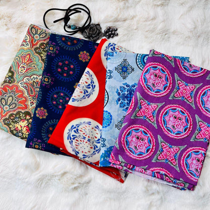 1960s Floral Cotton Fabric: Sewing, Quilting, Costume - 59"W