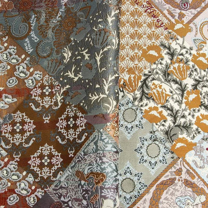 Floral Jacquard Fabric: 3D Texture Quilting Pattern, 55" Wide