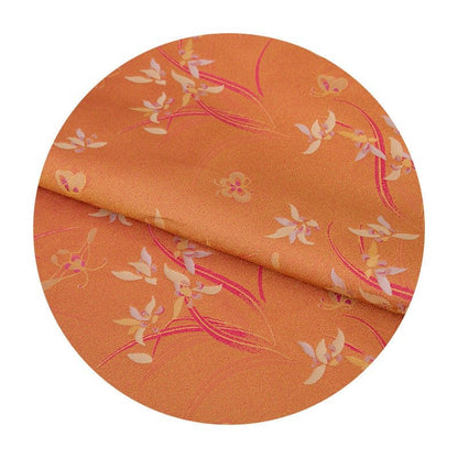 Orchid Rayon Silk Brocade Fabric: 55"W Cheongsam Sewing, Upholstery - By The Meter - Poppylollipop