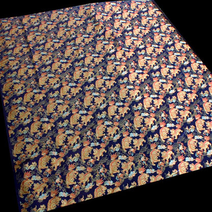 Lion Jacquard Brocade Fabric: Gold Threaded Apparel & Home Decor, 58"W