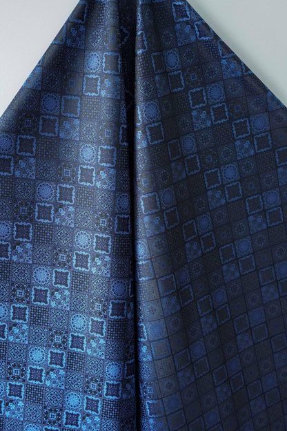 Tissu brocart à motifs floraux géométriques | Jacquard Cheongsam, 165 cm de large