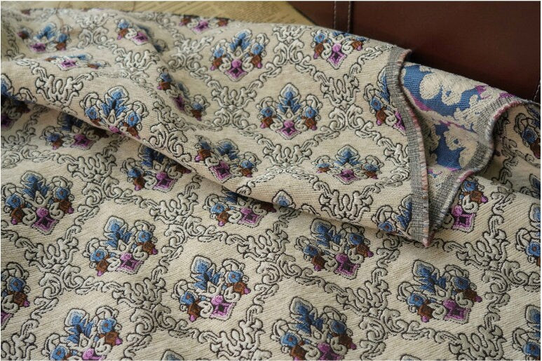 Chenille Upholstery Fabric: 60"W Palace Pattern Sewing Material