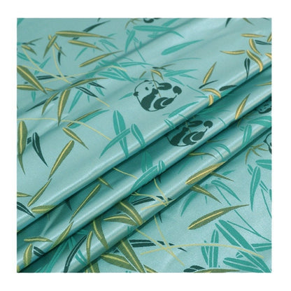 Tissu brocart de bambou Panda : Couture et ameublement de créateur, 150 cm de large