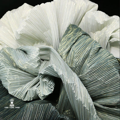Pleated Crepe Fabric: 59"W Gradient Colors, DIY Costume & Decor