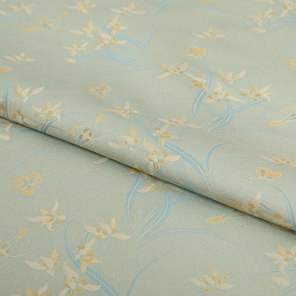 Orchid Rayon Silk Brocade Fabric: 55"W Cheongsam Sewing, Upholstery - By The Meter - Poppylollipop