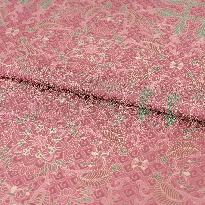 Song Brocade Fabric: Dunhuang Pattern Rayon, Emperor Robe Material - Poppylollipop