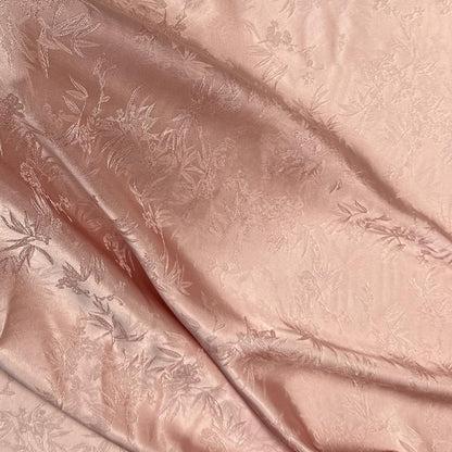 Bamboo Jacquard Fabric: 59"W Rayon Antique Style