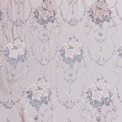 Gold Thread Floral Jacquard Fabric: 57"W Costume & Upholstery Rayon