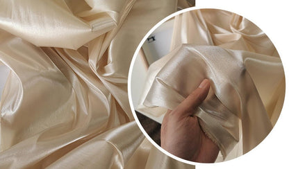 Luxury Silk Satin Fabric: 59"W Wedding Dress Sewing Fabric