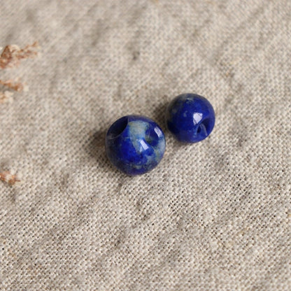 10mm Natural Gemstone Buttons: Lapis Lazuli, Agate Sewing Fasteners