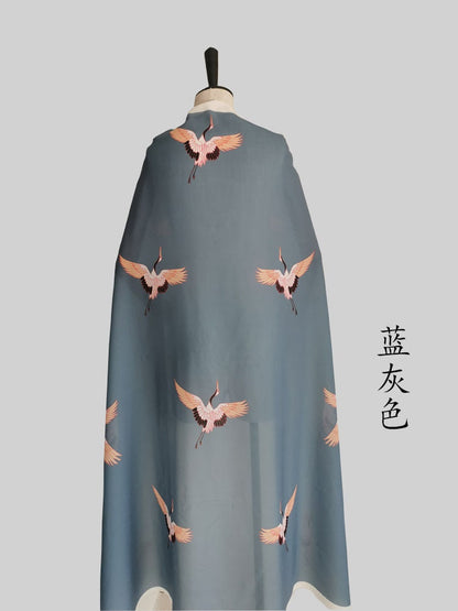 Gradient Chiffon Fabric: Soft Light Sheer Drape, 59" Wide