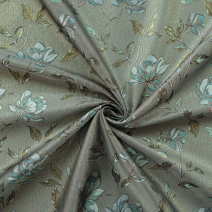 Magnolia Jacquard Quilting Fabric with Gold Thread ��� Upholstery, Furniture, Bags, DIY Sewing, Craft, Luxury Fabr"Wide