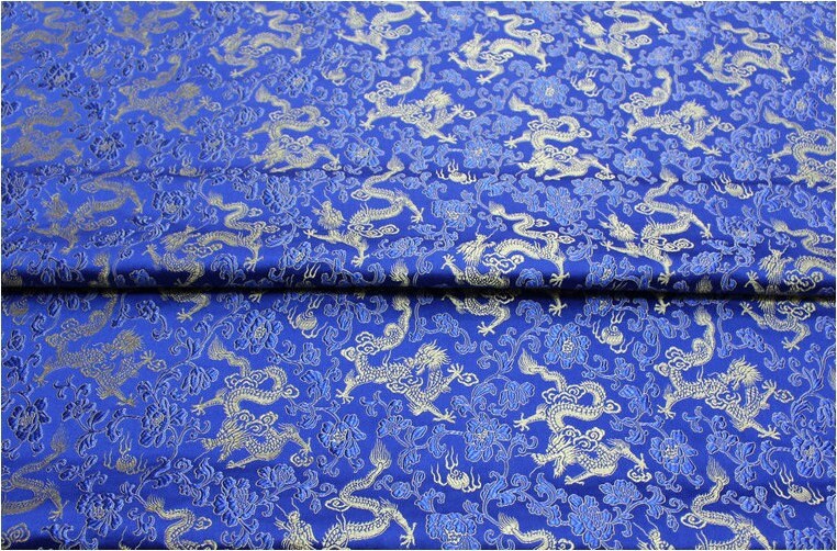 Dragon Flower Brocade Fabric: 59" Wide Rayon Sewing Quilting
