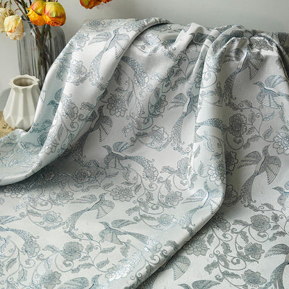 Phoenix Brocade Jacquard Fabric: Retro Palace Style Damask (by the meter)