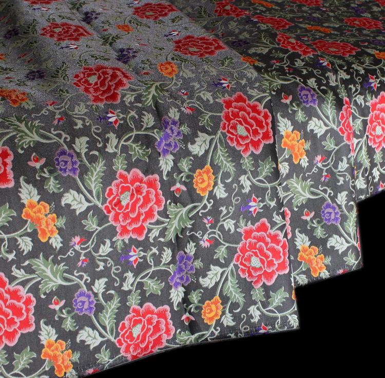 Floral Brocade Fabric: 56" Wide Jacquard Polyester, Cheongsam Qipao Material