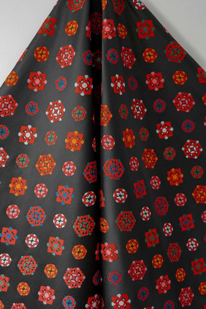 Floral Brocade Fabric ��� Bao Xiang Style Sewing Materi" Wide