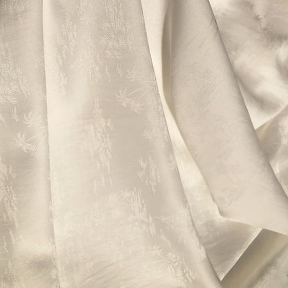 Coconut Tree Jacquard Damask Fabric: Two-Sided Sewing Material, 57" Wide