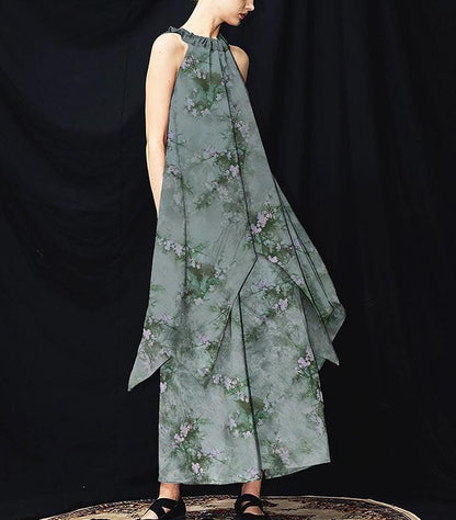 Floral Print Tea Satin Fabric: 100% Rayon, 59" Wide