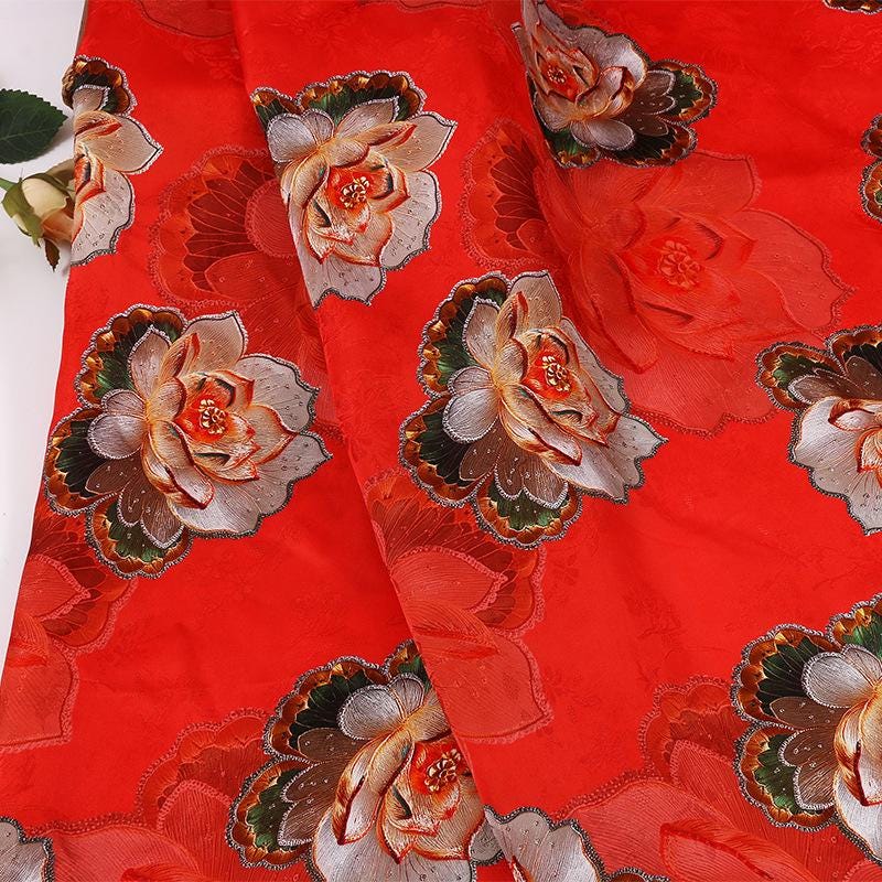 Tissu Shantung en viscose : 100 % rayonne, largeur 147 cm (58 po) - Couture, costumes, décoration