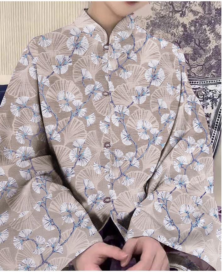 Phlox Flower Brocade Fabric: 59"W Chinese Upholstery Sewing Material