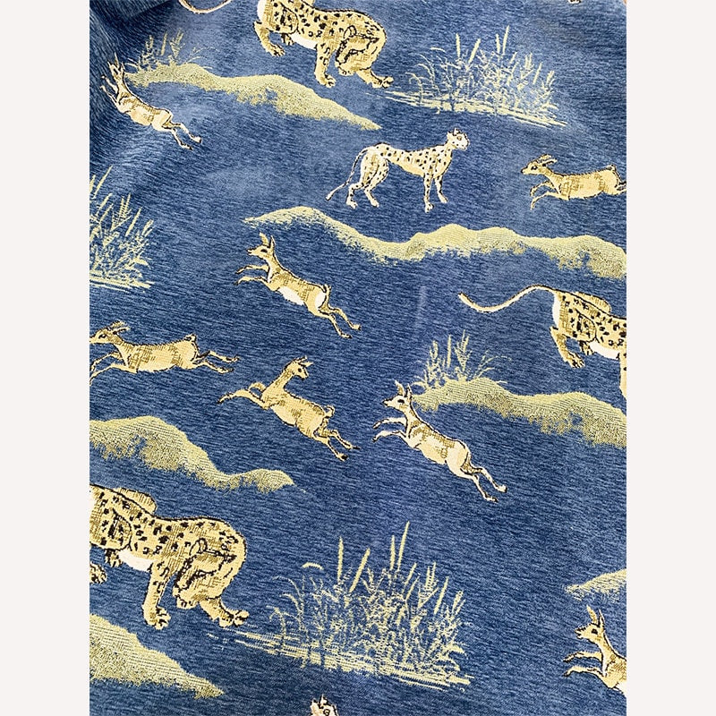 Tissu jacquard chenille 110 po de large : brocart pour ameublement, costumes et décoration