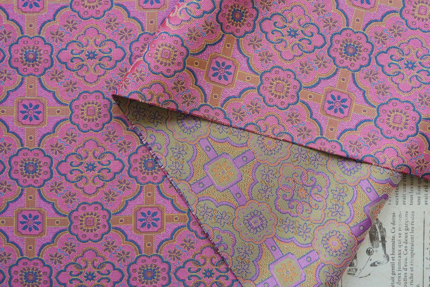 Dunhuang Baoxiang Brocade Fabric: Tibetan Robe, Cheongsam, Upholstery