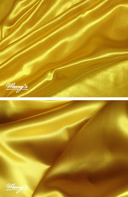 Tissu brocart Dragon d'or : satin jacquard chinois, tissu pour la couture et la décoration intérieure