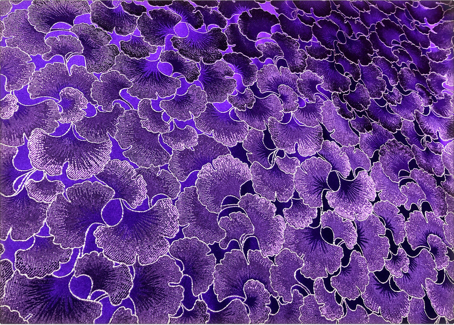 Ginkgo Biloba Brocade Fabric: Chinese Cheongsam Cushion Fabric (29.5"W)