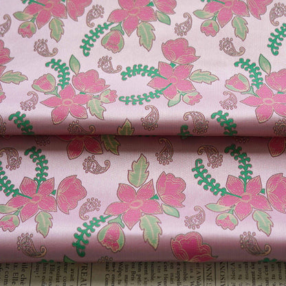 Peach Reverse Jacquard Fabric: 3D Upholstery, Costume, Decor - 66"W