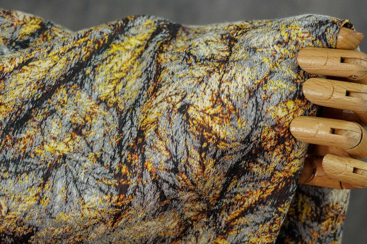 Abstract Marble Jacquard Fabric ��� Color-Woven Fashion Dress Fabric for Gowns, Evening Wear, Couture Sewi"Wide