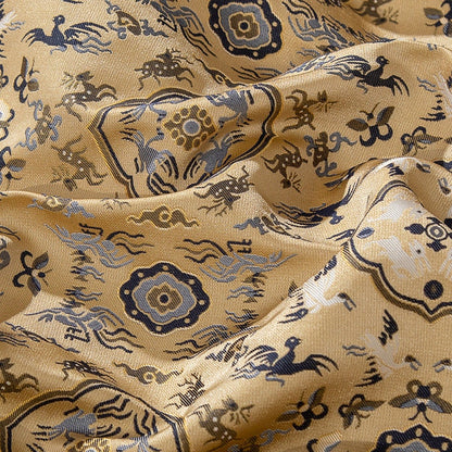 Forbidden City Brocade Fabric: 59" Wide Silk Rayon Blend