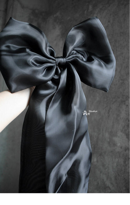 Organza Wedding Dress Sash: Big Bridal Bow