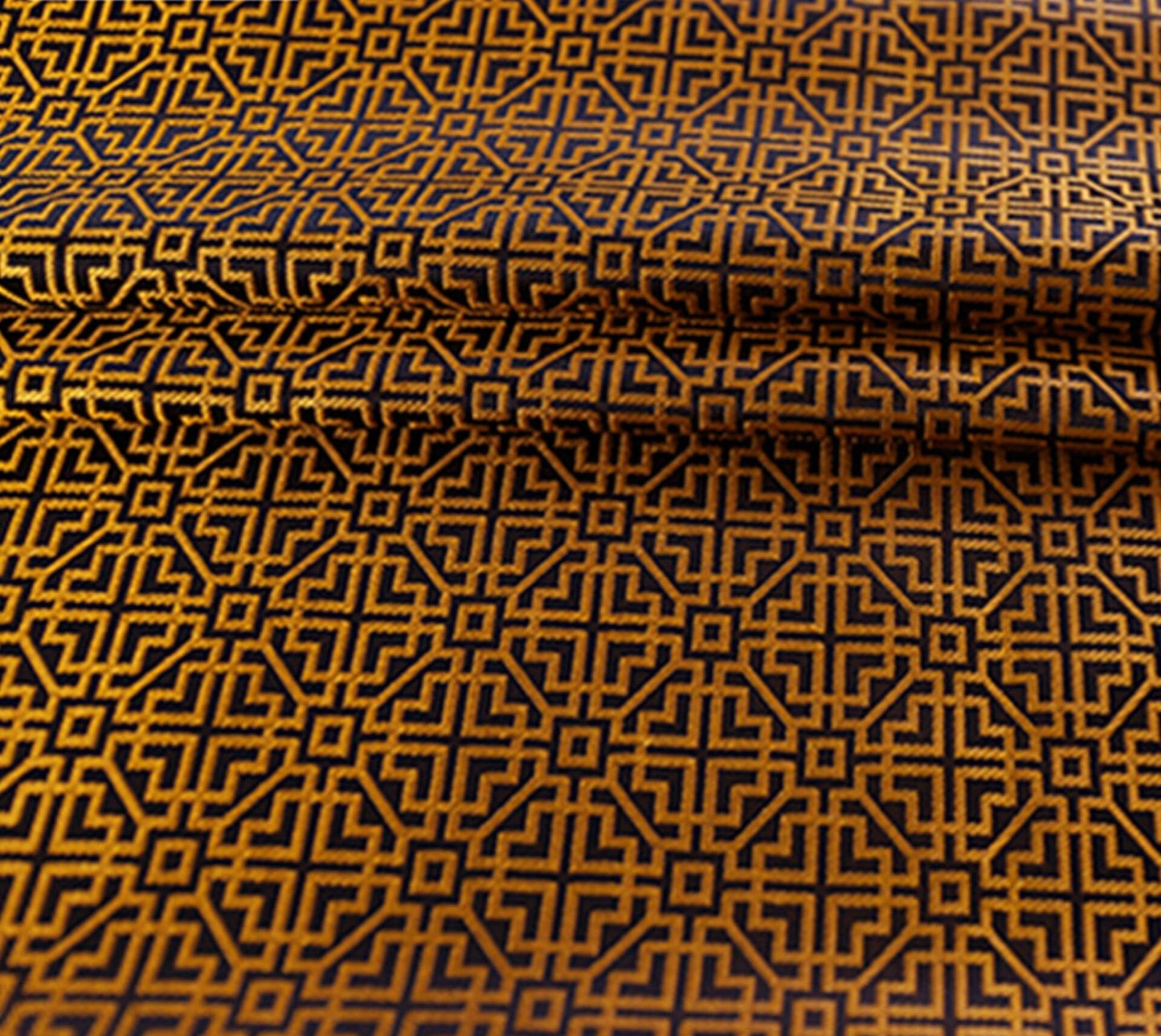 Jacquard Brocade Fabric: Chinese Mongolian Style Rayon (29.5" Wide)