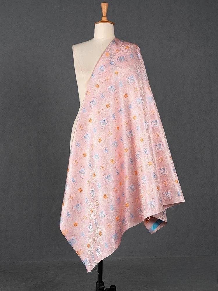 Song Brocade Fabric: Bada Xifeng Silk Blend, Upholstery, Costume, Decor