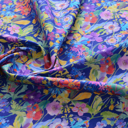 Floral Print Cotton Fabric: Sewing, Dressmaking, Home Decor - 55" Wide