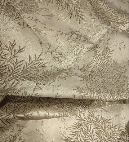 Tissu jacquard bambou doré : largeur 150 cm (59 po) – Ameublement et costumes